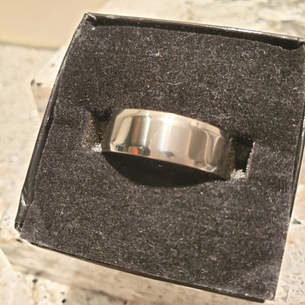 Titanium ring.
